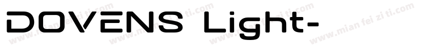 DOVENS Light字体转换